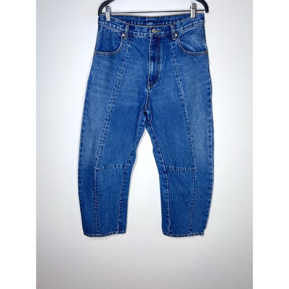 Roucha Daphnis Denim Barrel Jeans Medium Wash Sz A /28 - Picture 3 of 7